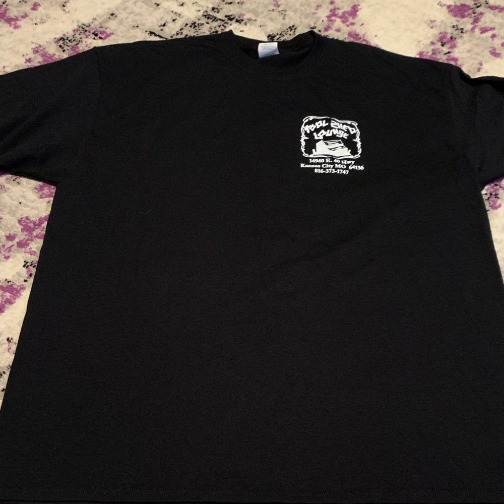 Port and Company Black Graphic Tee
